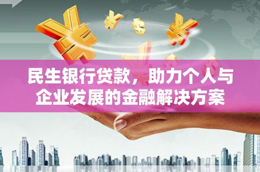 全国民生银行贷款，助力个人与企业发展的金融解决方案