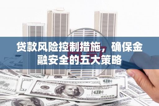 全国贷款风险控制措施，确保金融安全的五大策略