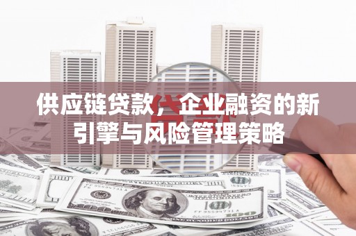 全国供应链贷款，企业融资的新引擎与风险管理策略