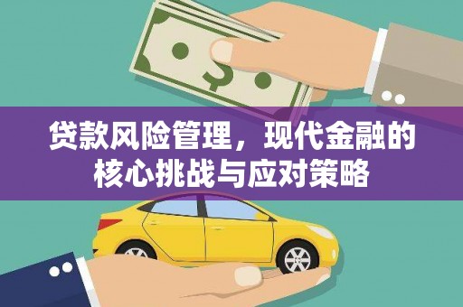 全国贷款风险管理，现代金融的核心挑战与应对策略